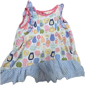 Matilda Jane Quiz Me Top Tunic EUC The Adventure Begins Apple Shirt Size 4 - Picture 1 of 7