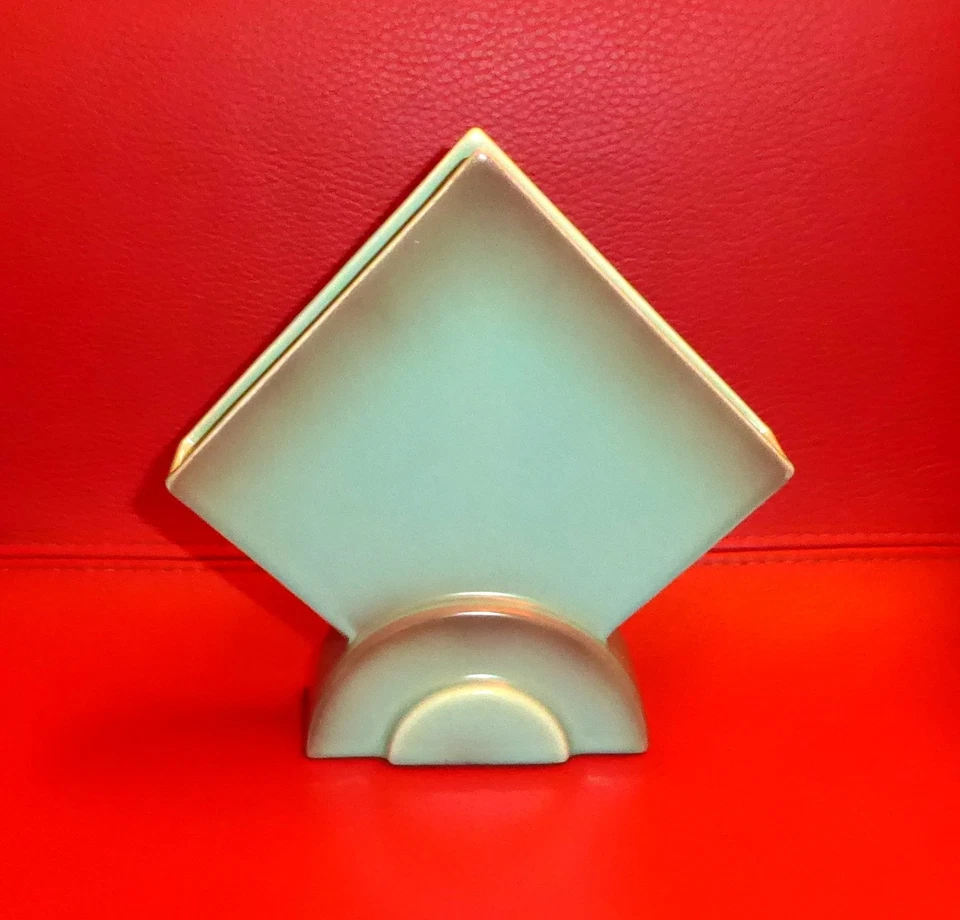 !!!! ART DECO BÜCKEBURG SCHÖNER SERVIETTENSTÄNDER SPRITZDEKOR KERAMIK !!!! - Bild 1 von 3