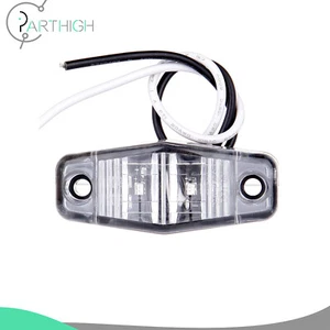 1 pieza LED Rojo Transparente Montaje Lente Guardabarros Luces Marcadoras Laterales Ajuste Freightliner Nuevo - Imagen 1 de 1