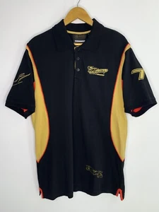 Lotus F1 Team Kimi Raikkonnen Polo T-Shirt L Size - Picture 1 of 13