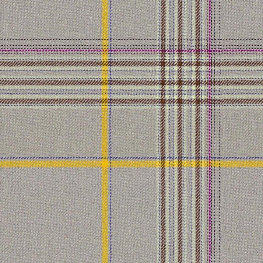 Maharam Mingled Plaid Dove Paul Smith Upholstery Fabric By the Yard SF2434 - Image 1 of 1