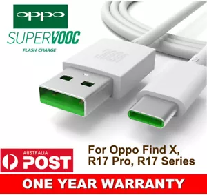 Original VOOC USB Type-C Adapter Cable Fast Charging For Oppo A93 A32 A33(2020) - Picture 1 of 5