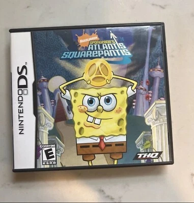 Nintendo DS Bob Esponja Atlantis Squarepants Juego Completo Probado/Funciona Foto 1 de 3