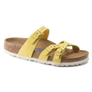 Birkenstock Women Franca Popcorn Leather Size 41 Soft footbed Regular Width NEW - Picture 1 of 5