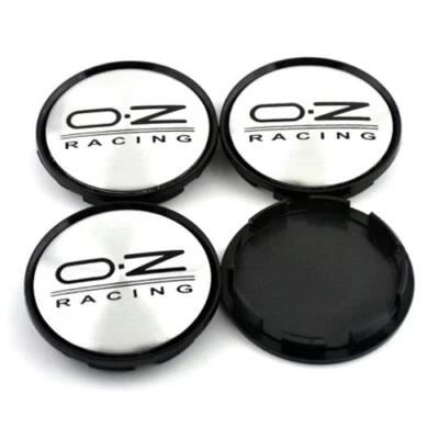 4x 63mm OZ Racing Nabendeckel Felgendeckel Chrom M595 für OZ Superturismo - Bild 1 von 3