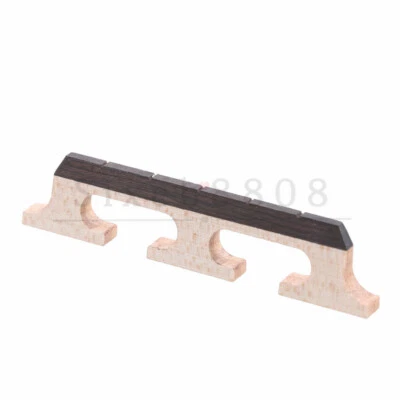 5 String Banjo Bridge Ebony Maple Banjo Parts Accessories - Image 1 of 4