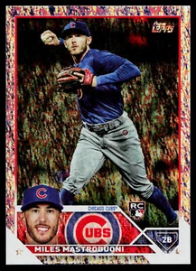 2023 Topps Miles Mastrobuoni Foilboard Hobby #592 SN,RC Chicago Cubs - Picture 1 of 2