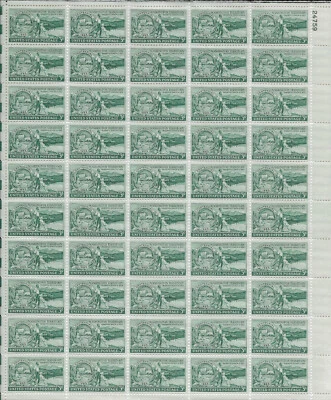 US Scott 1019, 1953, Washington Territory, Mint sheet of 50, OG, NH - Image 1 of 2