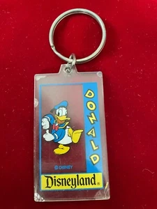 Disney Donald Duck Acrylic Disneyland Key Chain 4.5" Total Length Vtg - Picture 1 of 4