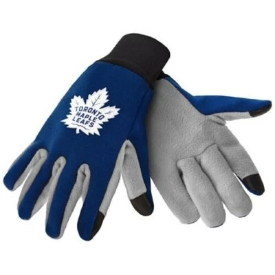 Toronto Maple Leafs Texting Gloves NEW One Size Fits Most FOCO - Image 1 of 4
