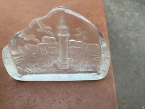 Pisapapeles faro de cristal - Imagen 1 de 2