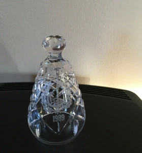 Waterford Crystal Xmas 1989 Annual BELL 12 Days of Christmas 6 Geese A Laying - Picture 1 of 6