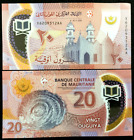 Mauritania+20+Ouguiya+2020+Ploymer+Banknote+World+Paper+Money+UNC+Currency