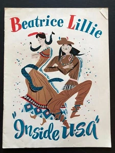 Inside U.S.A Theatre Program w/Playbill (Curran, 1949) - 20 Pages - 9" x 12" - Picture 1 of 6