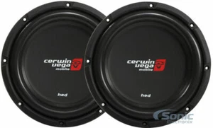 Cerwin Vega HS102D 10" HED Series Shallow Mount Subwoofer - Picture 1 of 8