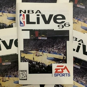 NBA Live 96 SEGA Genesis solo manual de instrucciones - buen estado - Imagen 1 de 9