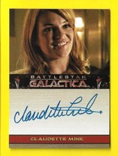 2007 Battlestar Galactica Season 2 Autograph Claudette Mink as Shevon