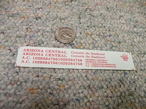 Herald King decals HO Arizona Central Connects the Southeast red  ZZ24 - Picture 1 of 1