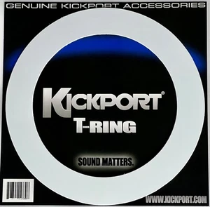 KickPort T-Ring White - Bass Drum Resonant Head Template 5" opening TRGWH - Picture 1 of 2