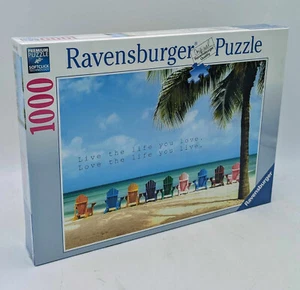 Ravensburger 19635 Live the life you love Love the life... Puzzle 1000 pezzi NUOVO - Foto 1 di 11