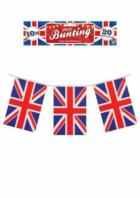 ‎Henbrandt F63001 Union Jack Bunting - 20 Flags