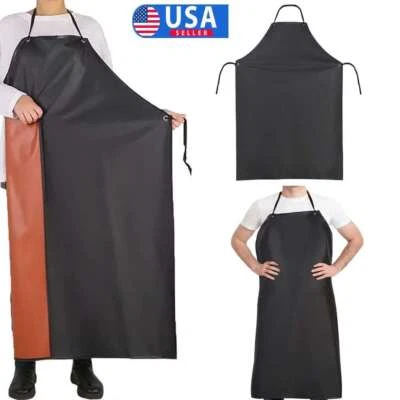 Delantal impermeable de vinilo resistente a productos químicos Delantal de PVC para industrial Foto 1 de 4