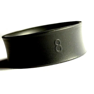 Упаковка из 5 мужских черных силиконовых обручальных колец (размеры 8–13) для активных мужчин - Изображение 1 из 4