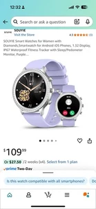 Women's Smart Watch - Photo 1 sur 1