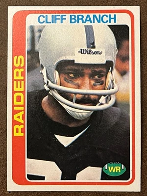 1978 Topps Football - #305 Cliff Branch Raiders Near Mint-Mint NM-MT (Set Break) - Image 1 of 4
