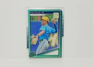 2025 Donruss #172 Theo Gillen, Rays (RP) - Clearly Rated Prospects Parallel - Picture 1 of 2