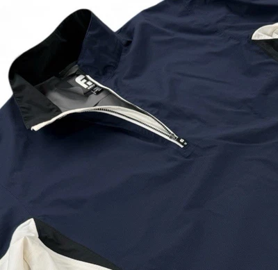 Footjoy Hydrolite Golf Rain Jacket Mens Size Large Navy Blue Short Sleeve - Image 1 of 4