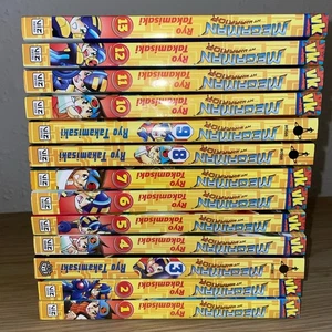 MegaMan NT Warrior Vol 1-13 Englisch Manga VIZ Media Ryo Takamisaki  - Bild 1 von 5