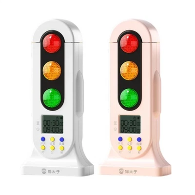 Temporizador digital visual de semáforo, ajuste de volumen de pantalla LCD Foto 1 de 4