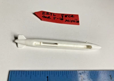 De colección 1986 ERTL Force One 80s MISIL COHETE BOMBA F-16 pieza accesorio  Foto 1 de 4
