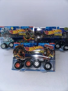Hot Wheels 1:64 Demo Doubles Monster Trucks - Assorted Style - Picture 1 of 8