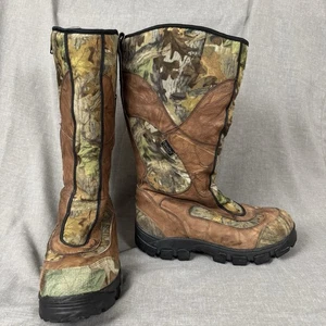Irish Setter 0823 Men’s 13 Side Zip Knee Boot 17” Thinsulate Camo Leather 1000g - Picture 1 of 5
