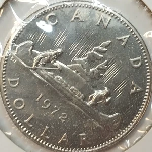 1972 Canada $1 Voyaguer Dollar coin specimen - Picture 1 of 3