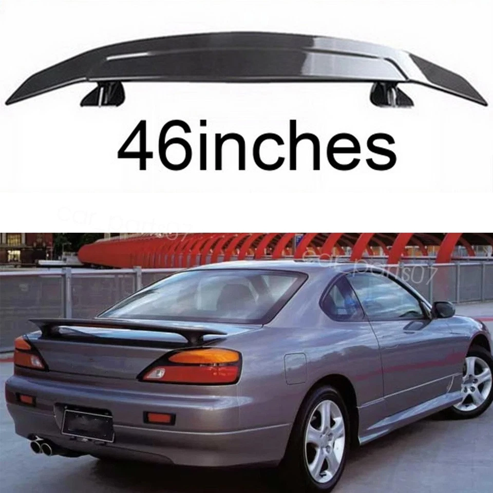 For Nissan 200SX 240SX 300ZX 46" Rear Trunk Spoiler Lip Wing Racing Carbon Style Foto 1 de 4