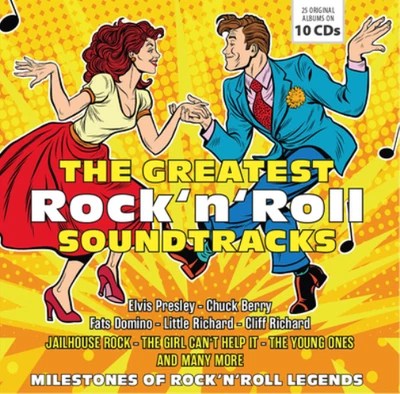 Various Artists The Greatest Rock 'N' Roll Soundtracks (CD) Box Set (UK IMPORT) - Imagem 1 de 2