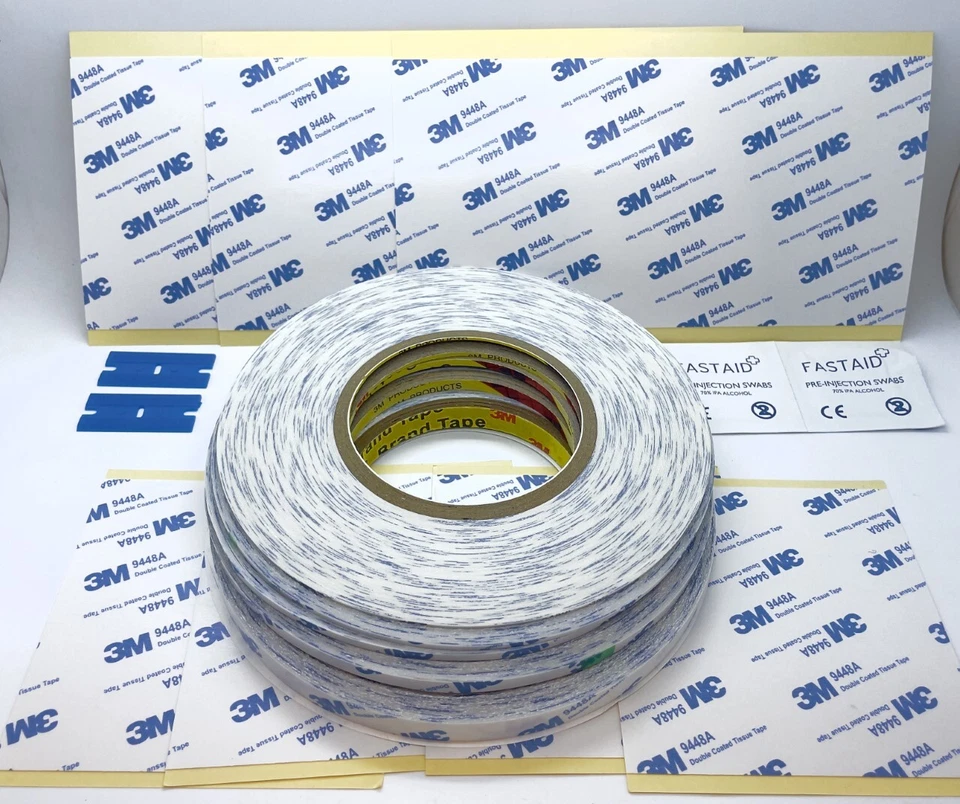 3m 9448a transparent double sided high strength tape - Image 1 of 1