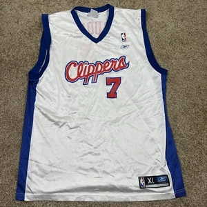Vintage Reebok Authentic LA Clippers Lamar Odom NBA Basketball Jersey #7 Size XL - Picture 1 of 10