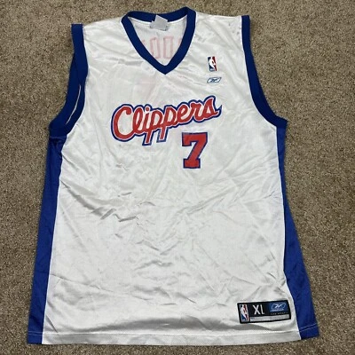 Camiseta deportiva de baloncesto vintage Reebok auténtica LA Clippers Lamar Odom NBA #7 talla XL Foto 1 de 4