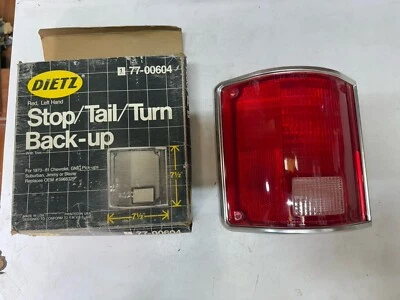 Chevrolet GMC Truck 1973/1984 Suburban Blazer y lente de luz trasera Jimmy izquierda Foto 1 de 4