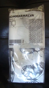 Ikea SOMMARMALVA Shower Curtain White Gray Butterfly Bug 71x71" Water-Repellent - Picture 1 of 7