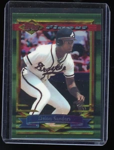Topps Finest #22 1994 Deion Sanders MLB Atlanta Braves - Imagen 1 de 2
