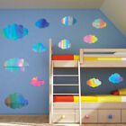  5 Pcs Cloud Laser Wall Sticker Indoor Decor Room Decals Nursery