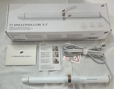 T3 SinglePass Curl 1 Inch Professional Curling Iron - Image 1 of 4