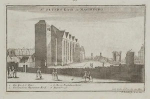 BODENEHR (*1664) nach STRIDBECK (*1666), Sankt Petri Magdeburg, Sankt Peters Kir - Bild 1 von 4