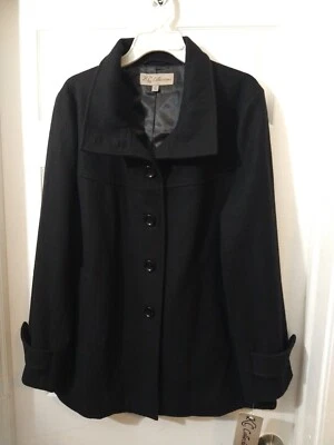 KC Collections Black Coats & Jackets RN#: 75794 - For Women Size: 1XL - Image 1 of 4
