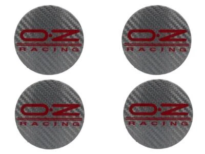 ✅4x OZ Nabenkappen Nabendeckel Carbon Silber 55mm 81310444 Felgendeckel M582C - Bild 1 von 4